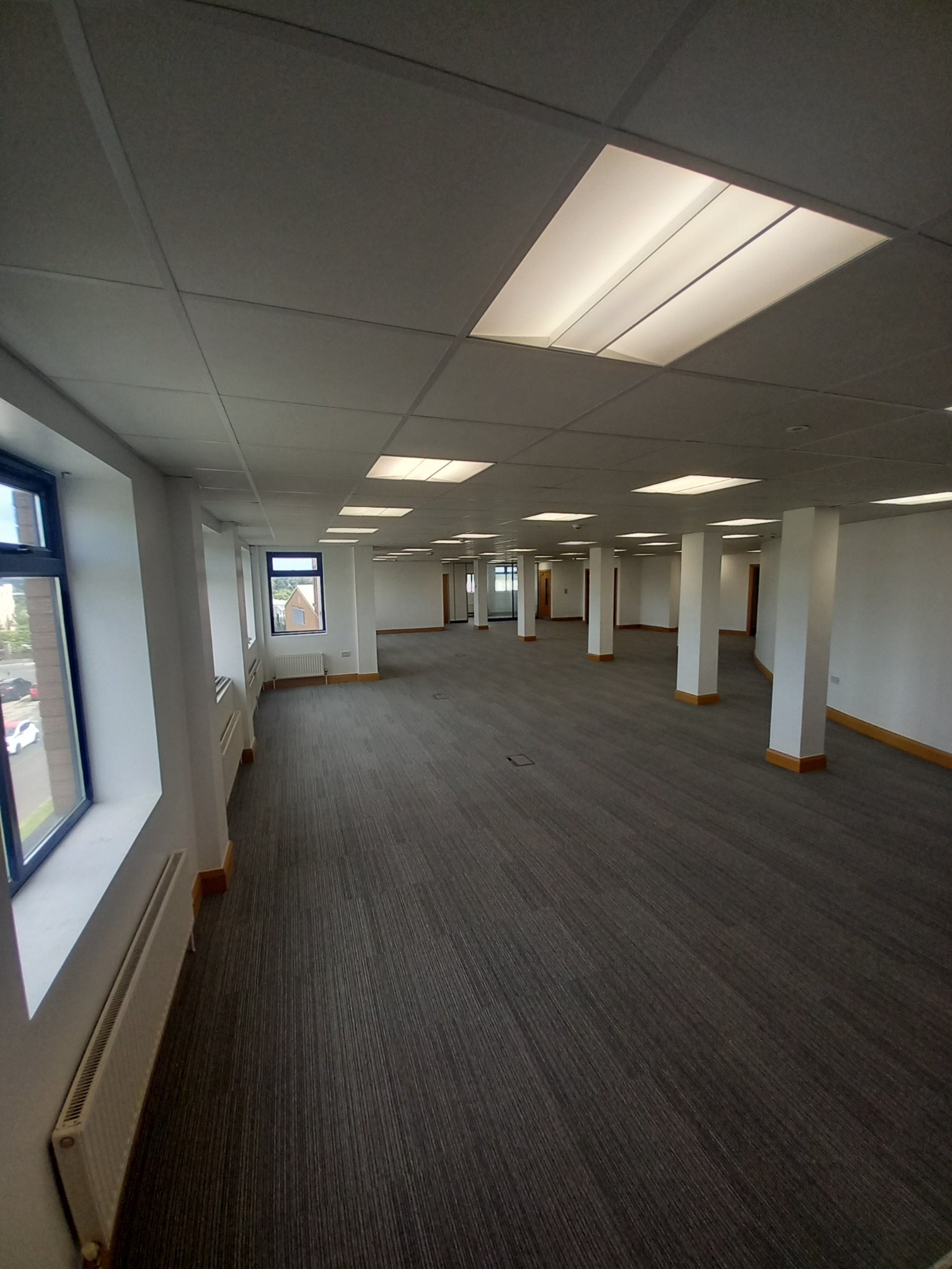 Large open-plan workspace in Suite 6